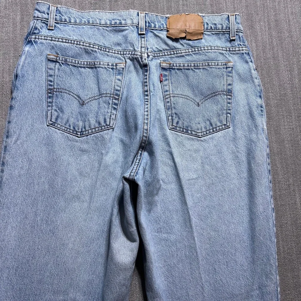 Levi's 551 Jeans Mens 36x30 Light Blue Relaxed Tapered Fit Vintage
